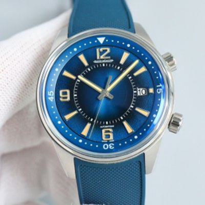 Swiss Replica Jaeger-LeCoultre Polaris  9015 Automatic Blue Rubber Strap Watch